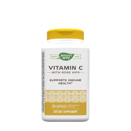 Nature's Way Vitamin C with Rose Hips (250 Capsules) - Nature's Way