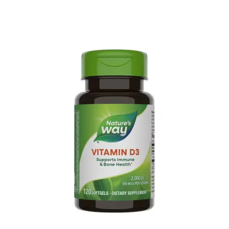 Nature's Way Vitamin D3 (120 Softgels) - Nature's Way