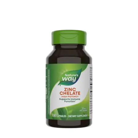 Nature's Way Zinc Chelate (100 Capsules) - Nature's Way