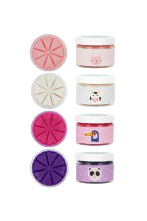 Natürliche Spielknete 4-Farben-Set 4*150gr - Bonnie Play Dough