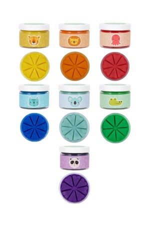 Natürliche Spielknete 7-Farben-Set 7*150gr - Bonnie Play Dough