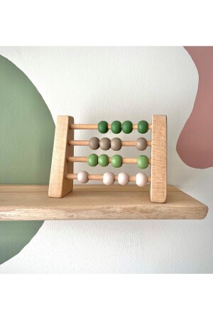 Natürliches gesundes Holzspielzeug Montessori Abakus Analytische Intelligenz Mathematik Kinder Babyzimmer Dekor - Doru