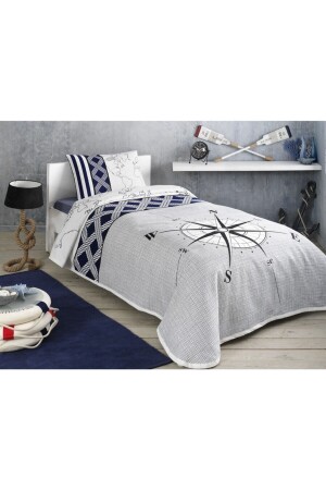 Navi Lacivert Çift Kişilik Pamuklu Pike Takımı 200 X 230cm T160227227 - Taç