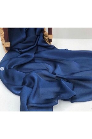 Navy Blue Janjan Evening Dress Shawl - Alluring