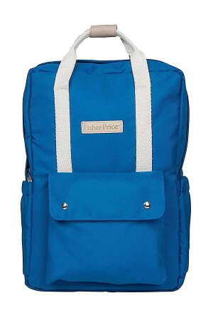 Navy Blue Multi-Pocket Functional Mother Baby Care Backpack with Bottle Thermos Fp-bgo51-navy blue - Fisher Price