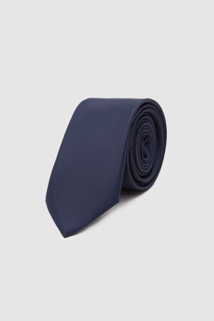 Navy Blue Plain 5.5 Cm Tie 0HF15ORTKRDUZ - D'S Damat
