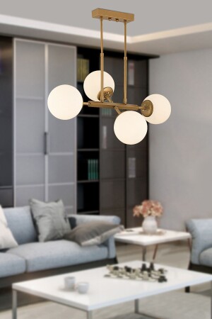 Nazar 4-Piece Antique Modern Design Dining Room, Bedroom Living Room Chandelier 3762-04-FR - Apliqa