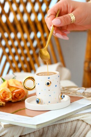 Nazar Boncuk Turkish Coffee Cup Akl23dhk - SİNEM YAMAN HOME