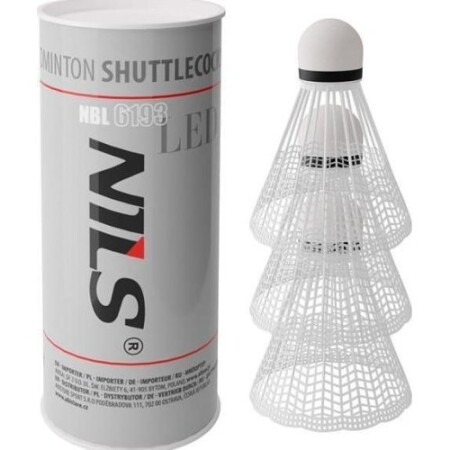 NBL6193 nylon badminton balls with LED, 3 pcs., NILS - Nils