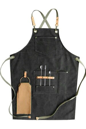 Neckholder-Küchenschürze, Meisterkoch, Barista, Café, Restaurant, Koch, Kellner, Friseur, Kochschürze - Ydz