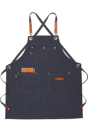 Neckholder-Küchenschürze, Meisterkoch, Barista, Café, Restaurant, Koch, Kellner, Friseur, Kochschürze, TYC00457450634 - YDZ
