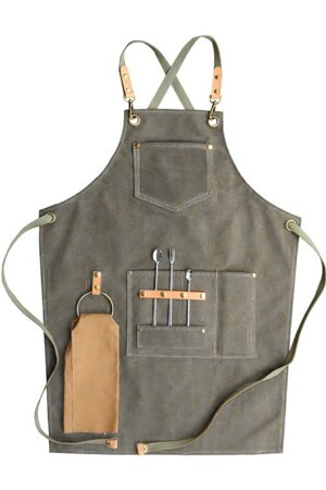 Neckholder-Riemen-Küchenschürze, Meisterkoch, Barista, Café, Restaurant, Koch, Kellner, Friseur, Kochschürze YDZ0010 - YDZ