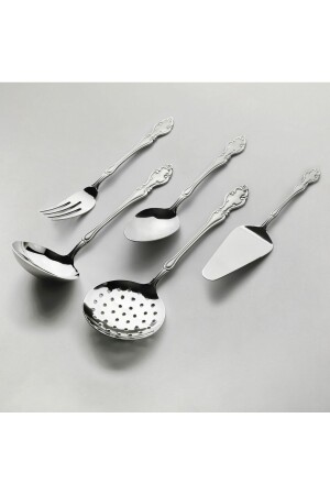 NEHİR ADRİANA SIMPLE 5 PIECE SERVICE SET - Nehir