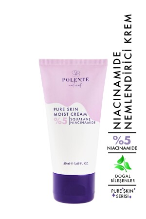 Nemlendirici Krem Niacinamide (B3) & Squalane (SKUALEN) Etkili Formül - Polente Natural