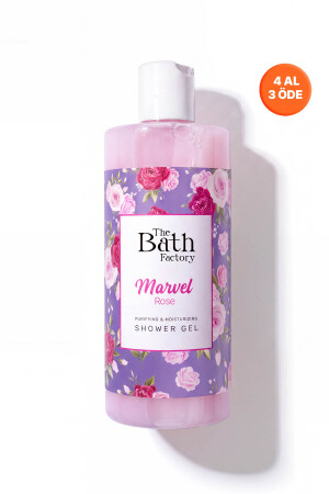Nemlendirici Ve Besleyici Marvel Rose Duş Jeli 400 ml - THE BATH FACTORY