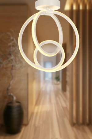 Neo 3 Color LED Ceiling Mount Chandelier White BEG0082 - Begüsa