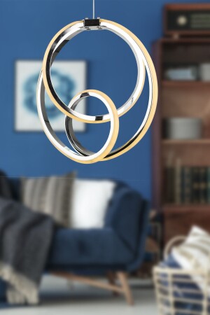 Neo 3 Color LED Chandelier Chrome BEG0082-1 - Begüsa