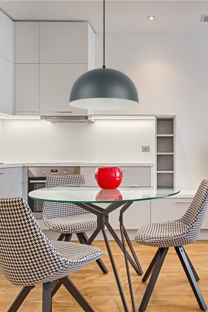 Neo Special Design Modern Decorative Cafe Kitchen Living Room Anthracite White Pendant Lamp Single Chandelier NO888 - Modavize