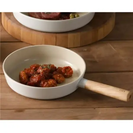 Neoflam Fika Bej 24 Cm Döküm Tava - Neoflam