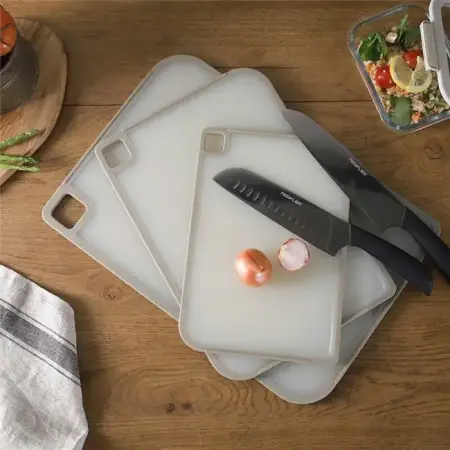 Neoflam Fika Kesme Tahtası Seti 3 Parça Bej - Neoflam