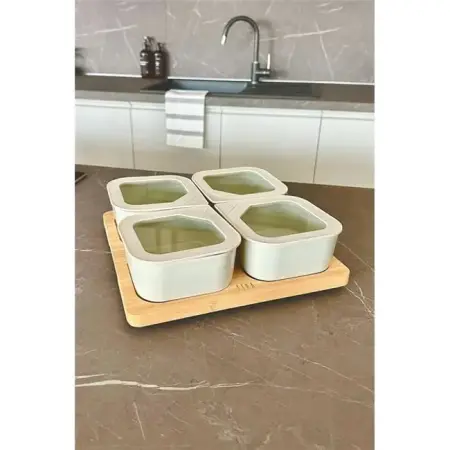 Neoflam Fika One 4-Piece Breakfast Set - Beige - Neoflam