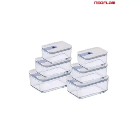 Neoflam Perfect Seal Cam Saklama Seti 6 Parça - Neoflam