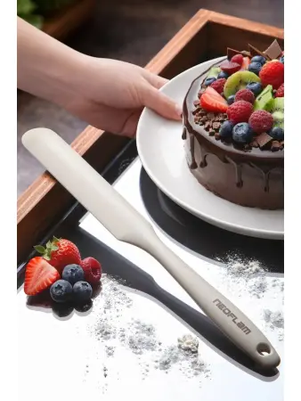 Neoflam Silicone Thin Cake Spatula Beige - Neoflam