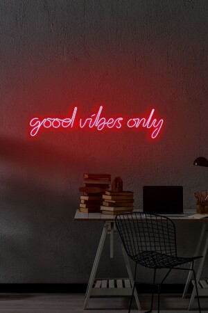 Neongraph Led Decorative Wall Lighting Neon Graffiti Magic Led Messages - Good Vibes Only DEC010018 - neon graph