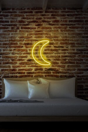 Neongraph Neon Led Graffiti Decorative Illuminated Night Light Wall Ornament Crescent DEC010001 - neon graph