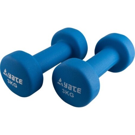 Neopren fitness dambıl Yate 2 adet x 3 kg - Yate