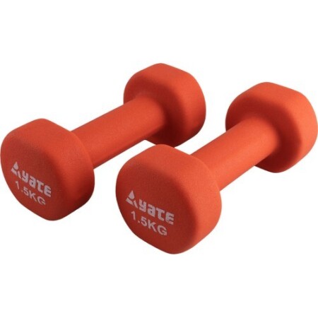 Neopren-Fitnesshanteln Yate 2 Stück x 1,5 kg - Yate