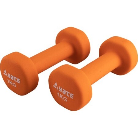 Neoprene fitness dumbbells Yate 2pcs x 1kg - Yate