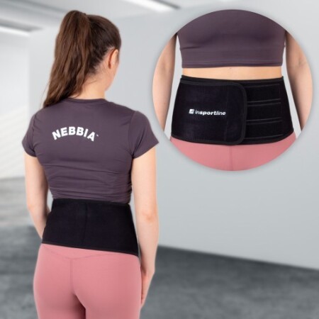 Neoprengürtel inSPORTline Waistup - Schwarz - inSPORTline