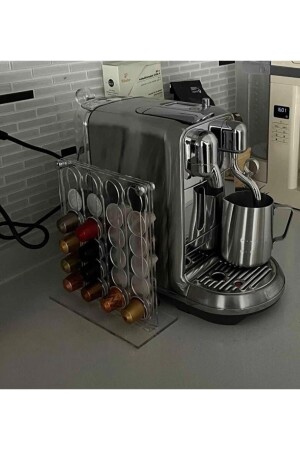 Nespresso Compatible Standing Coffee Capsule Holder Capsule Organizer STANDING HOLDER - Koçsan