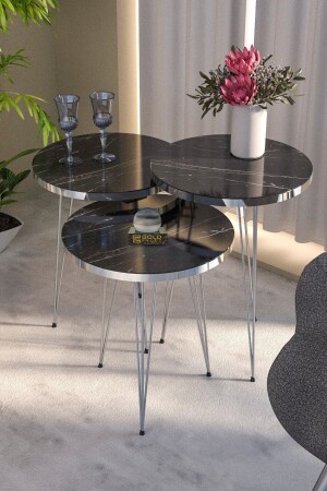 Nesting Table Silver Bendir Wire FMA1090 - GOLDFALEZ