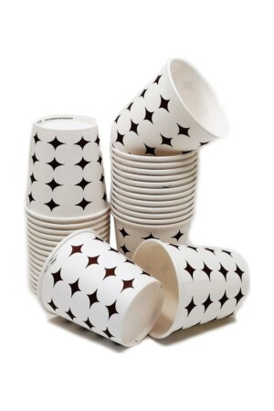 Netscup 6. 5 Oz Large Size Paper Cup 50 Pieces X 60 Pieces (3000 PCS) KRT30001 - Doğa