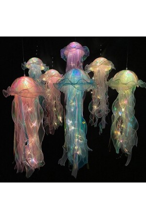 Neue Quallen-Nachtlampe, Laternen, Garten, Kinderzimmer, Heimdekoration, Zubehör - SYNOPE