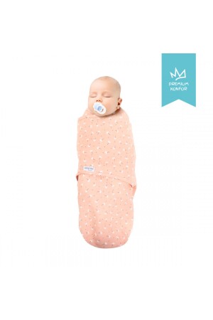 Neue Saison 0-3 Monate Frühlingsgemusterter Interlock-Babywickel aus 100 % Baumwolle - Sevi Bebe