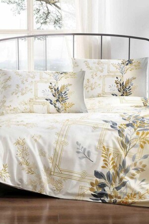 Nev Canola Bettbezug-Set für Doppelbett, Gelb EVTNVTÖZDL00646 - Özdilek