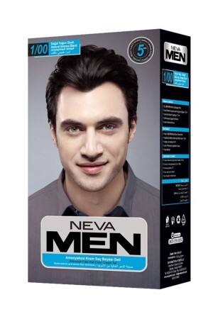 Neva Men 1/00 ​​​​Natural Intense Black 8698636603713 - Neva Color