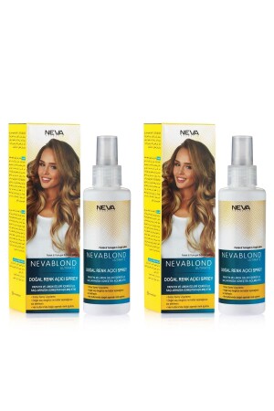 Nevablond Doğal Renk Açıcı Papatya Özü Sprey 150 ml 2'li Set - Neva Kozmetik