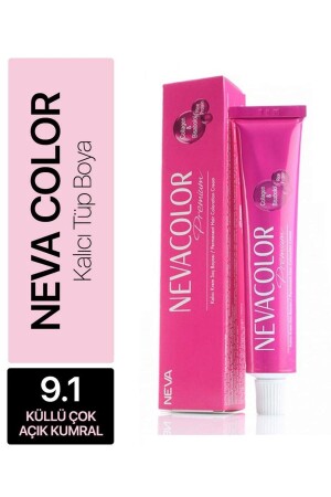 Nevacolor Tüp Saç Boyası No: 9.1 Küllü Çok Açık Kumral - Neva Color