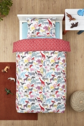 Nevresim Takımı %100 Pamuk Tek Kişilik Young Animal (fitted) 200.22.14.0230 - Karaca Home