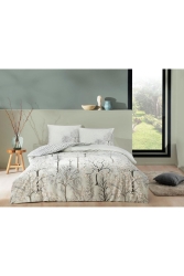 Nevresim Takımı Sakura Mint Çift Kişilik 3464-214 - Taç