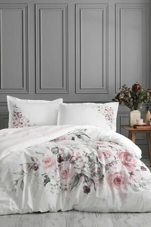 Nevresim Tk Rf Çift Kişilik Beyaz Marco Rosa P11109S5028 - Özdilek