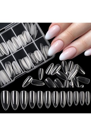 New Generation Gel Supported Almond Nail Type 120 Pieces (53977-3) - Born Pretty
