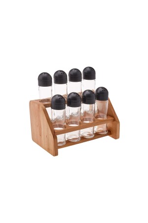 New Hazel 9 Piece Spice Set with Stand New 153. 03. 06. 8700 - Karaca