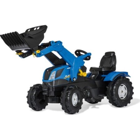 New Holland RollyFarmtrac walk-behind tractor with bucket - RollyToys