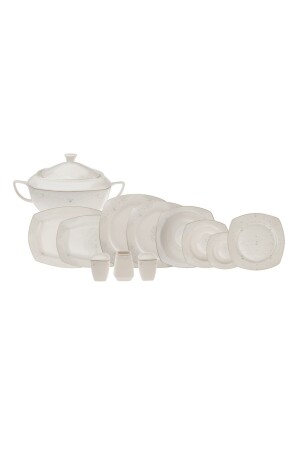 New Jenna 60 Piece Porcelain Dinner Set for 12 People 153. 03. 08. 1358 - Karaca