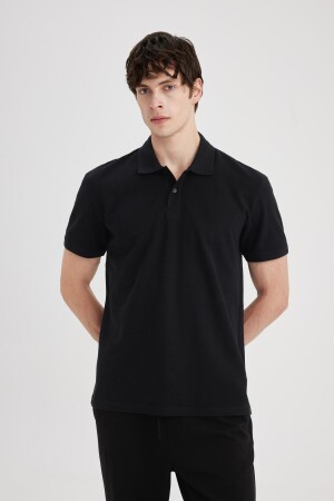 New Regular Fit Short Sleeve Polo T-Shirt C1293AX24SP - Defacto